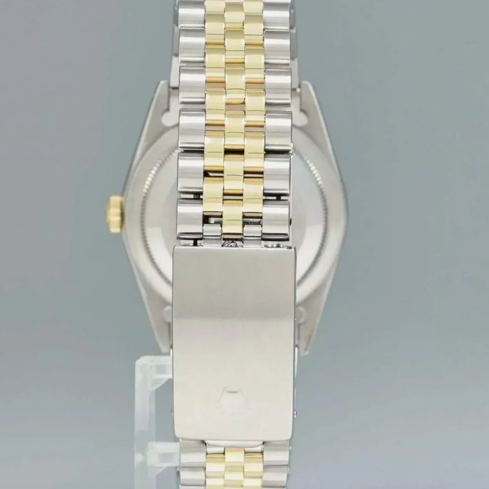 MINT Rolex DateJust Two Tone Yellow Gold 36mm Champagne Watch With Box